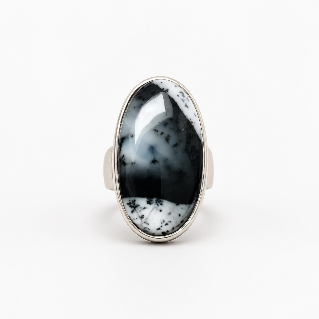 Ring Dendritenopal Gr. 55