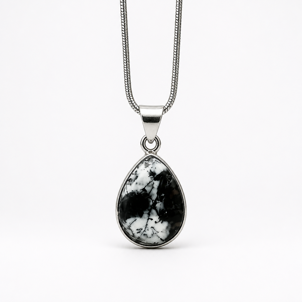 Anhänger Dendritenopal