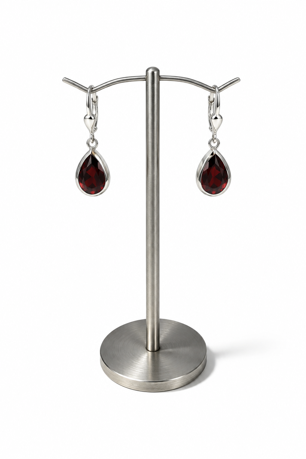 Red Drop Granat Ohrringe
