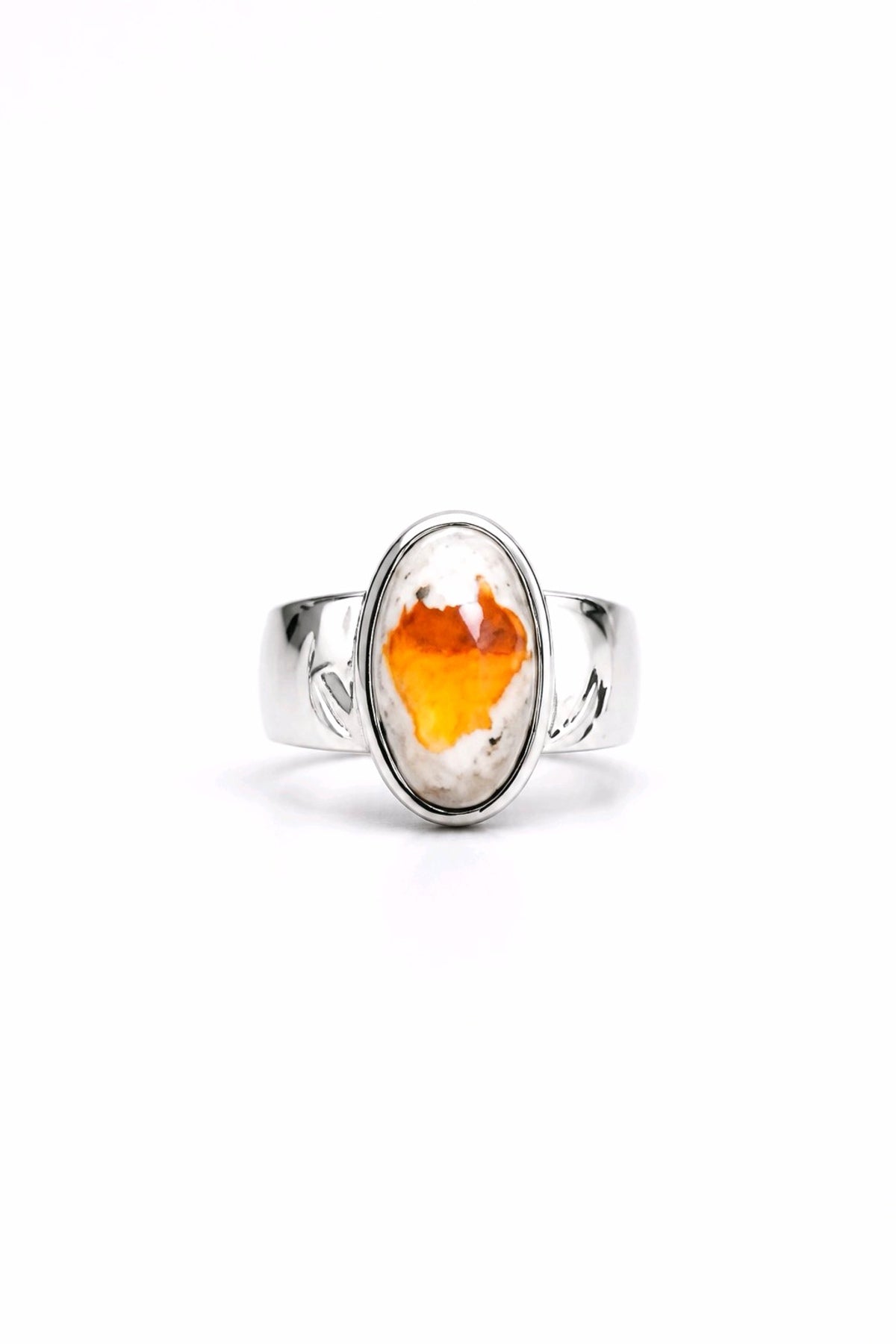 Ring Fleaky Feueropal Gr. 52