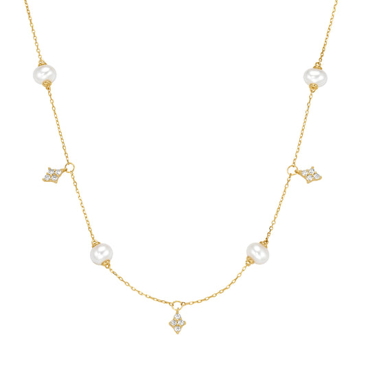 Kette Icy Pearls