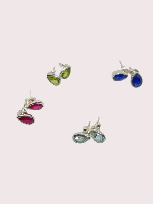 Wähle Deinen Edelstein Tropfen Ohrstecker