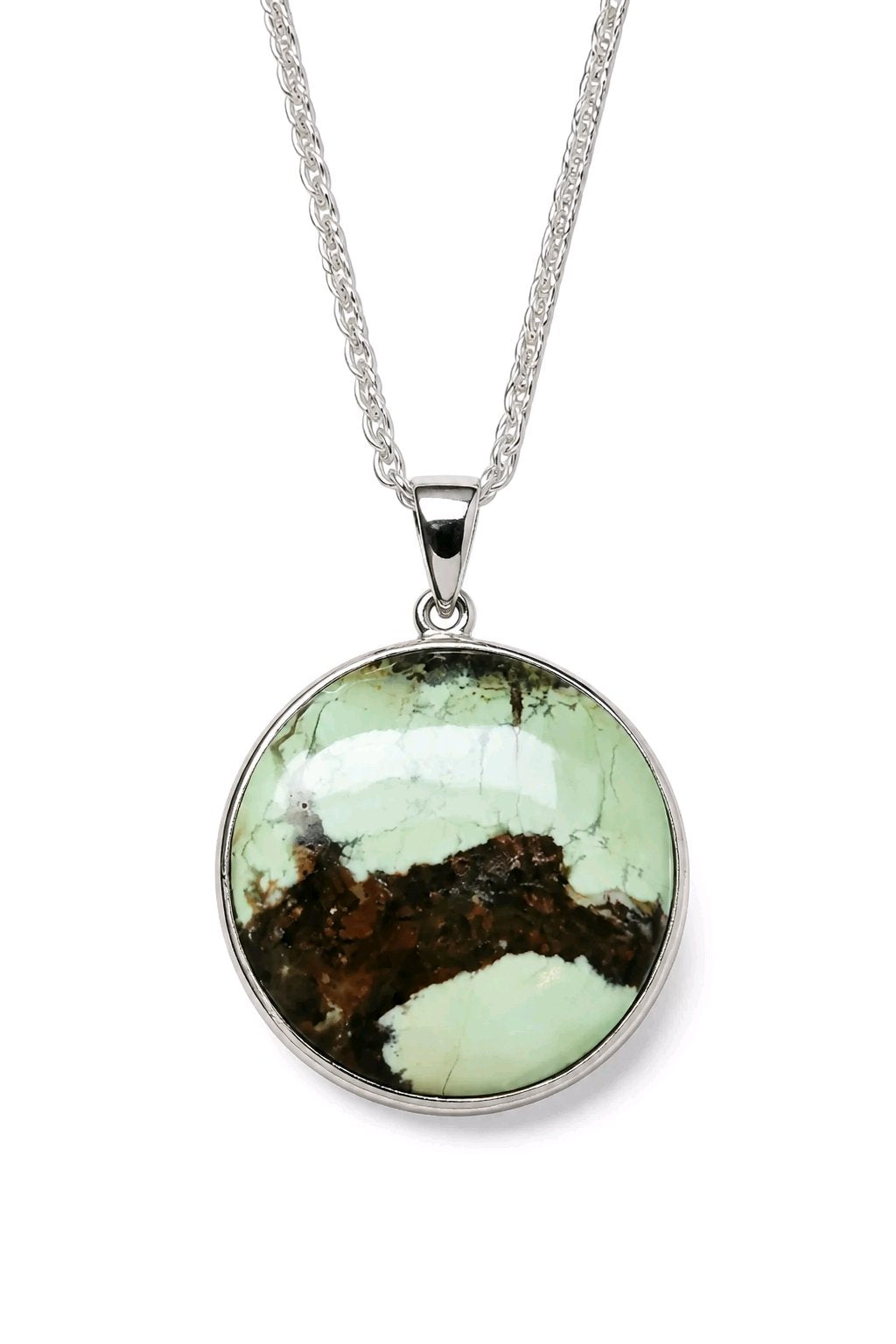 Summer Gem Round  - Lemon Chrysopras