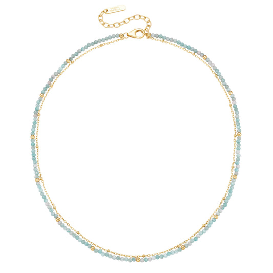 Kette Icy Amazonit (Peace & Harmony)
