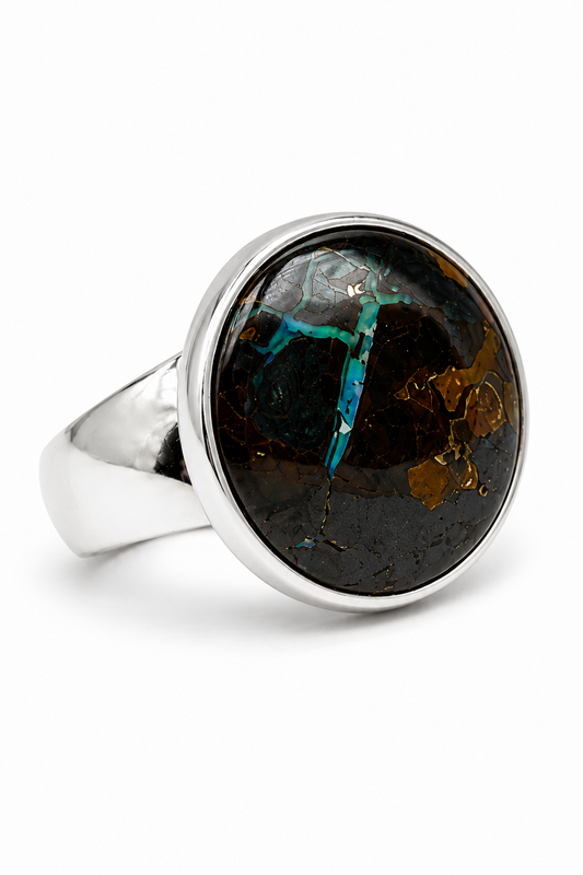 Ring Round Boulder Opal Gr. 62