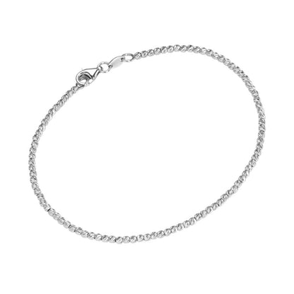 Armband 19 cm 925 Silber Bicolor/ Silber/ Gold