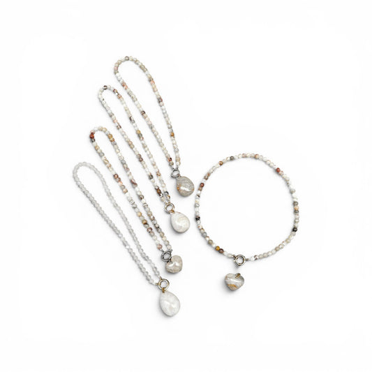 Crazy Lace Achat/ Mondstein Kette