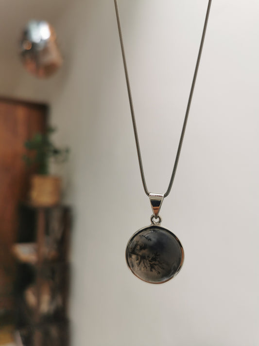 Anhänger Dendritenopal