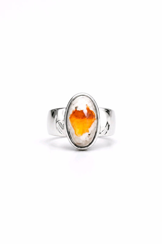 Ring Fleaky Feueropal Gr. 52