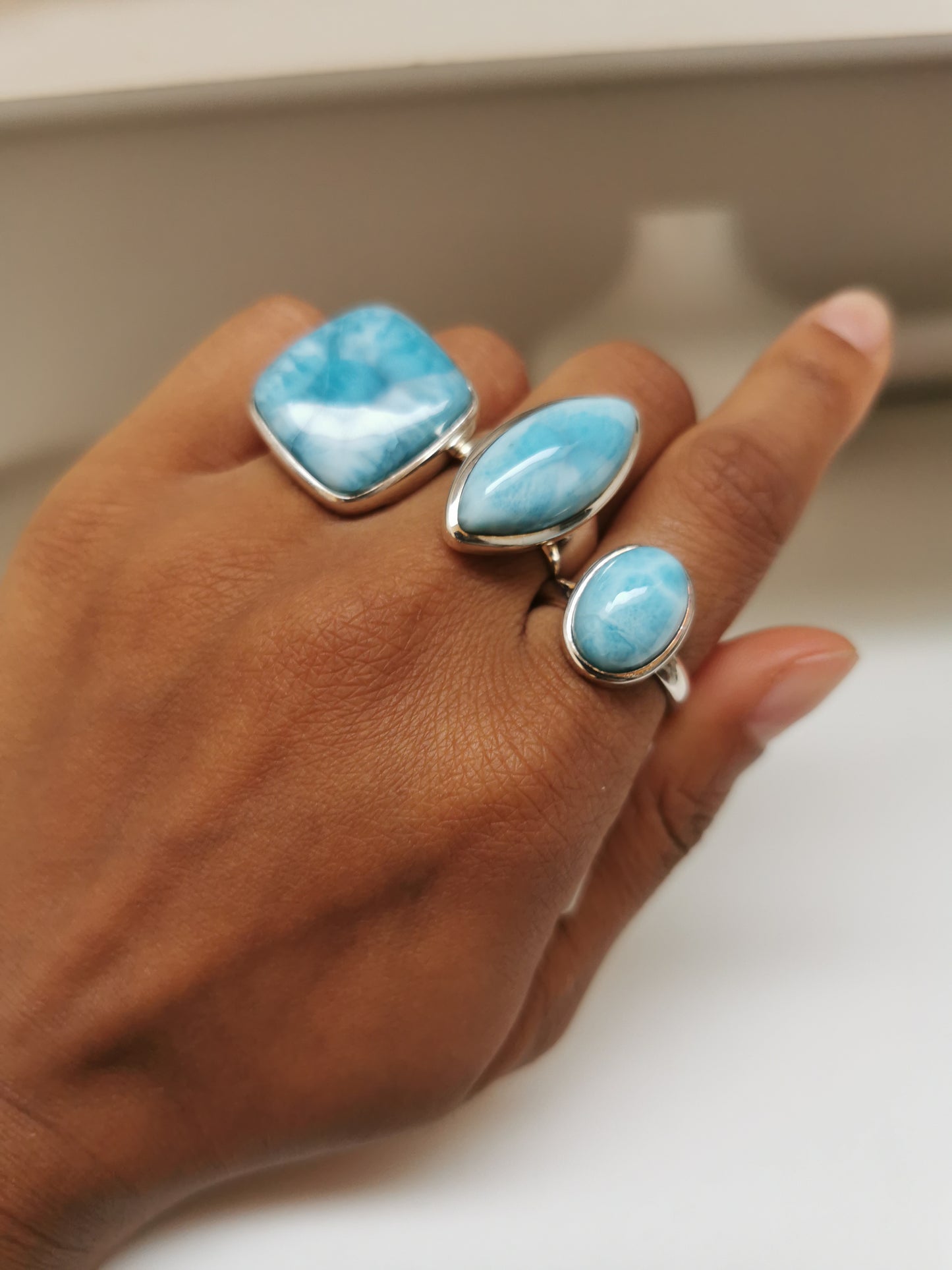 Oceanblue Larimar Gr. 60