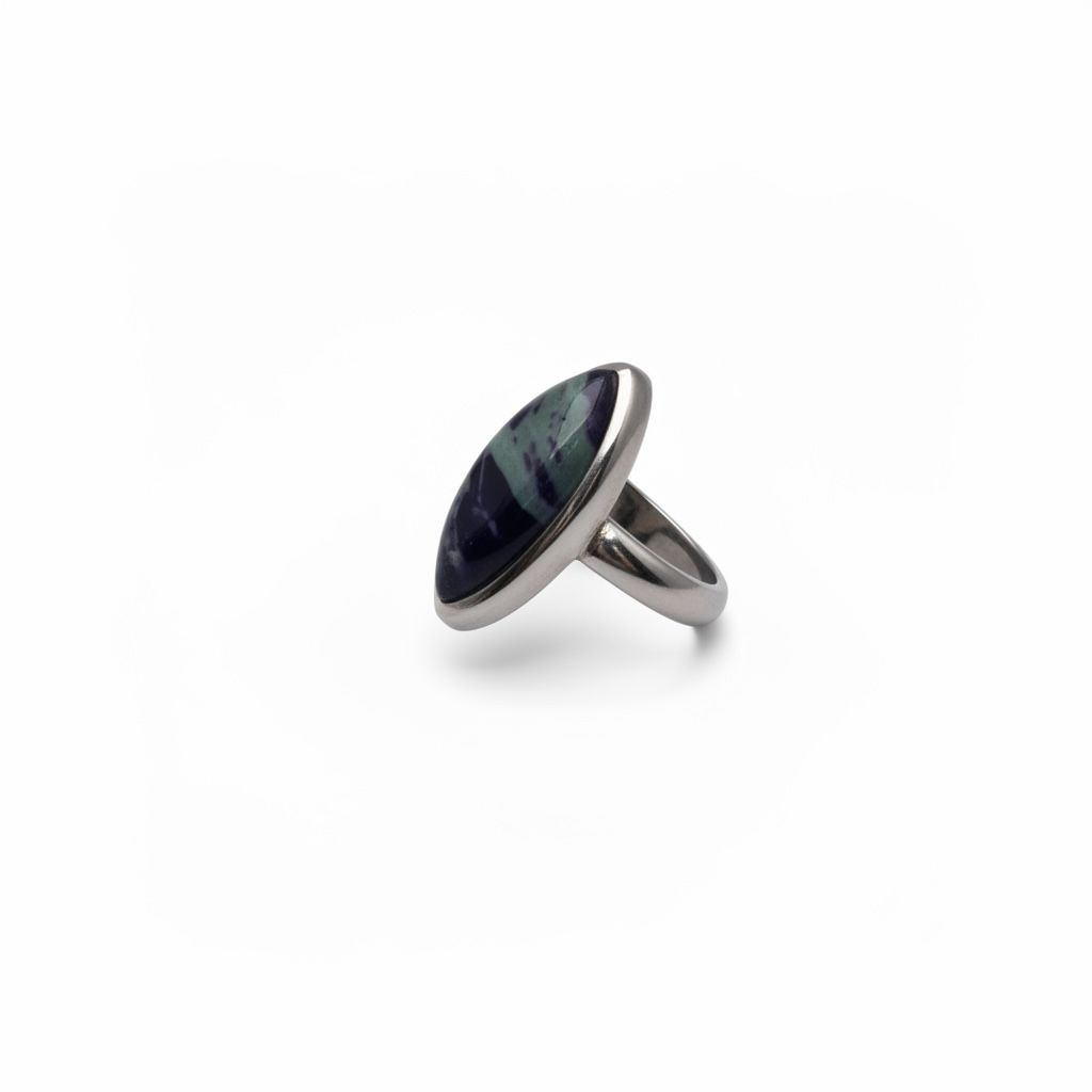 Edelsteinring Charoit Gr. 52