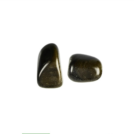 Trommelsteine Obsidian (Goldglanzobsidian)